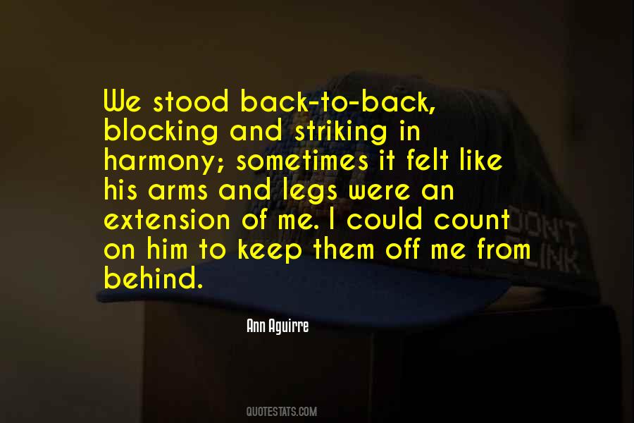 Back Off Me Quotes #591706