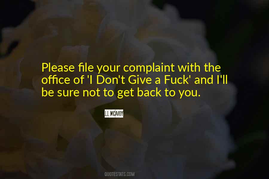 Back Office Quotes #464843