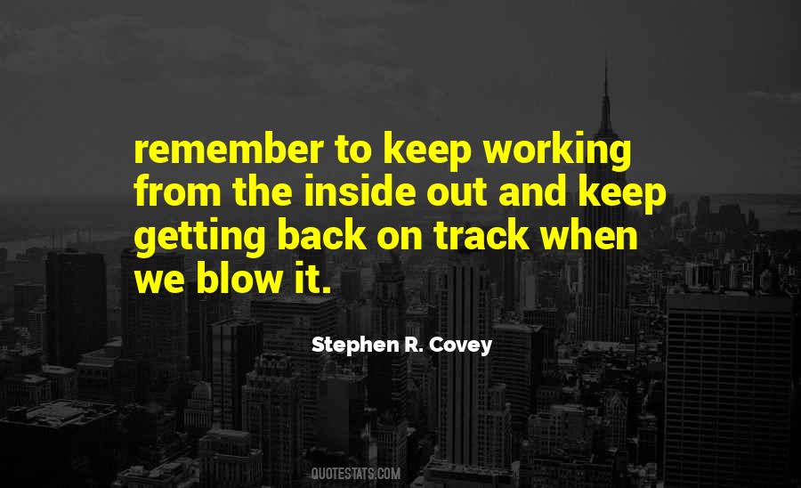 Back On Track Quotes #561215