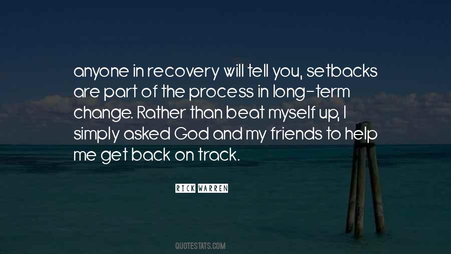 Back On Track Quotes #611448