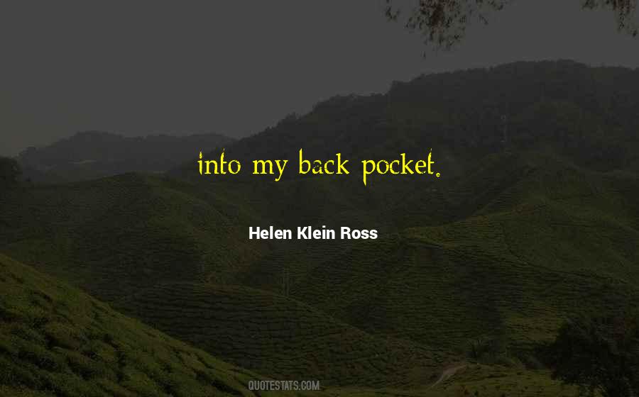 Back Pocket Quotes #1601538