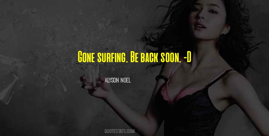 Back Soon Quotes #1448702