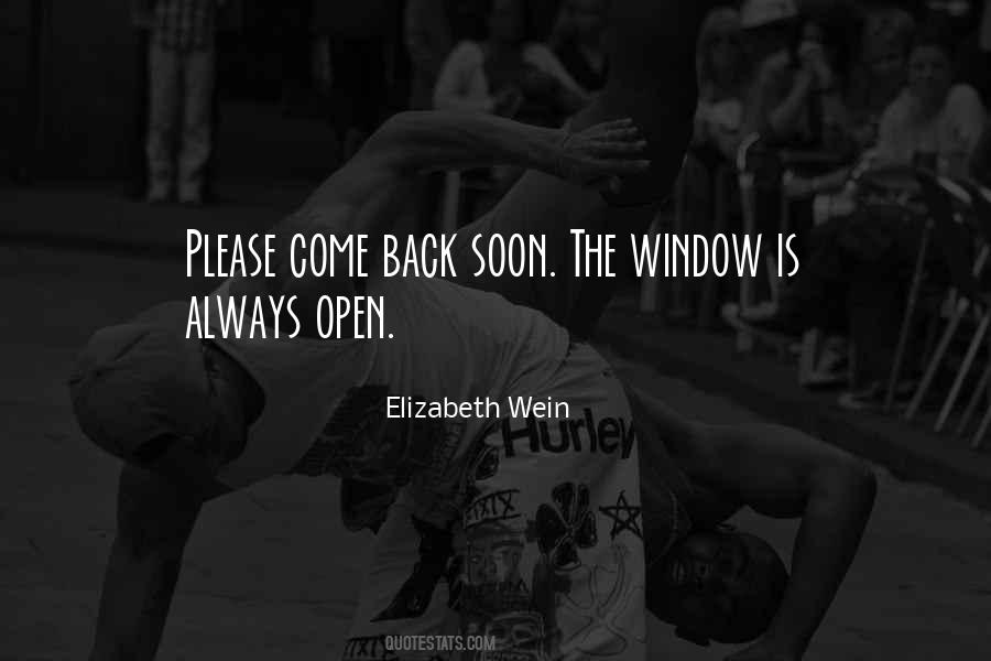 Back Soon Quotes #989029