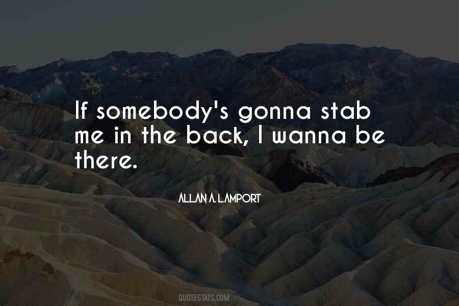 Back Stab Quotes #1299502