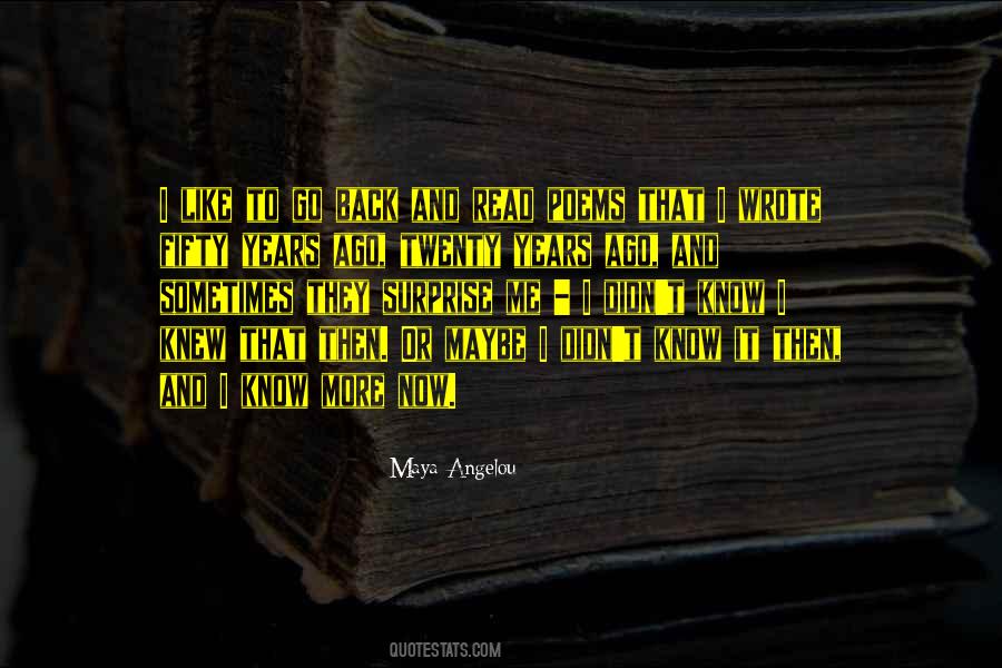 Back Then And Now Quotes #127916