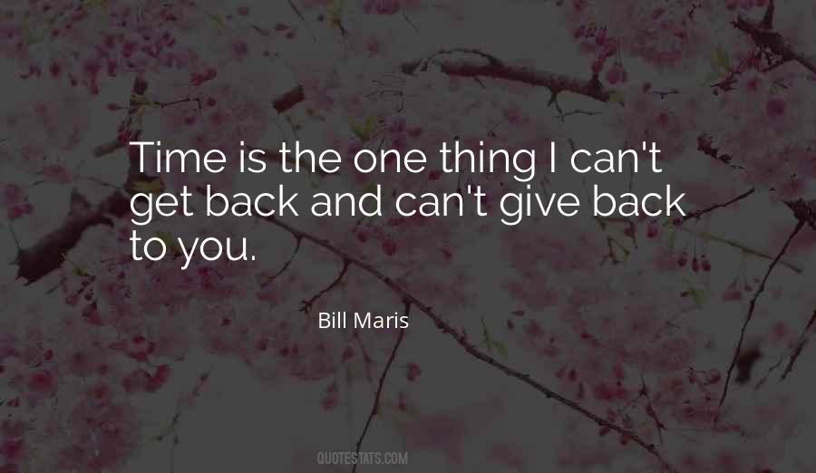 Back Time Quotes #31571