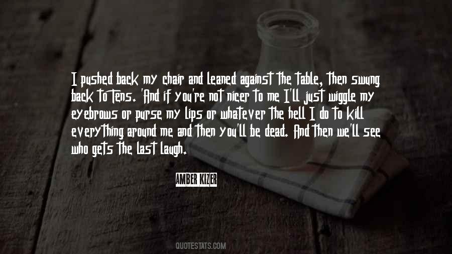 Back To Hell Quotes #135496