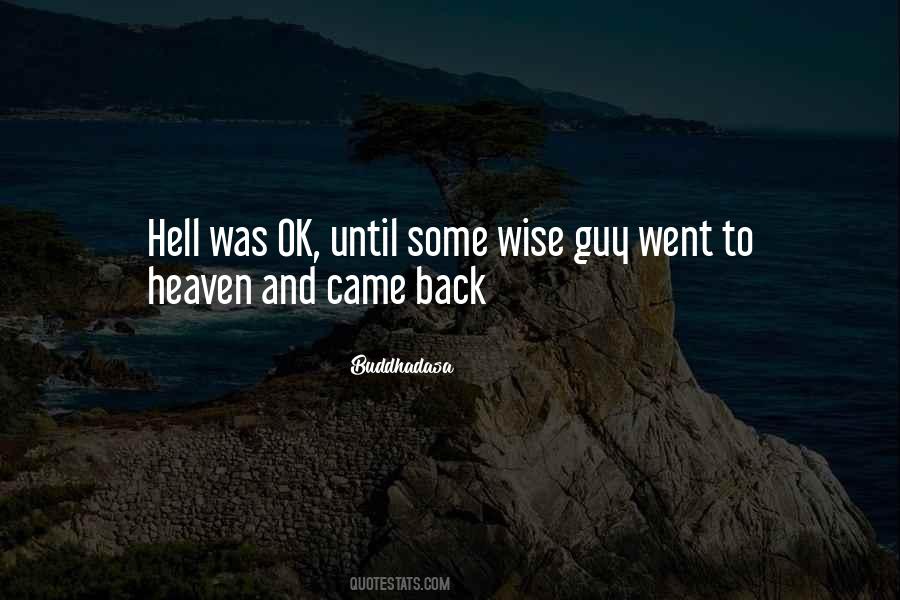 Back To Hell Quotes #331892