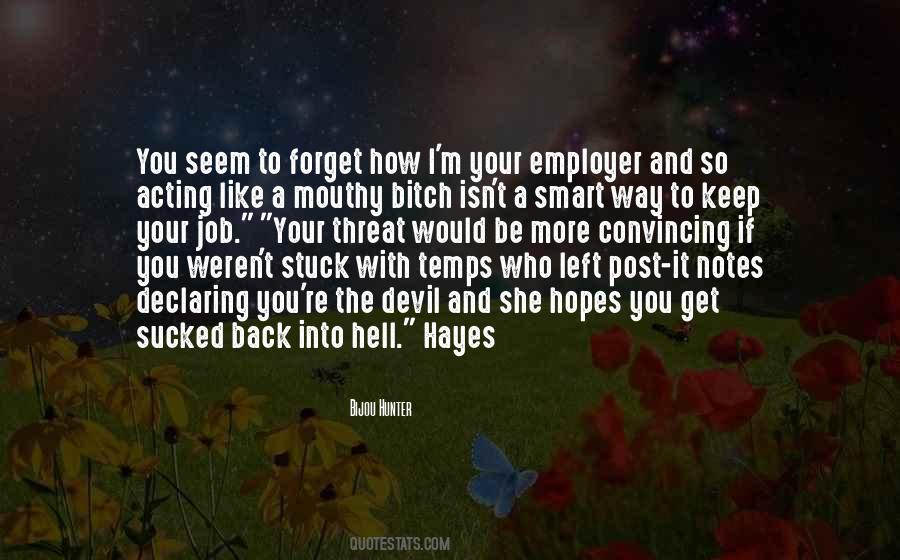 Back To Hell Quotes #640670