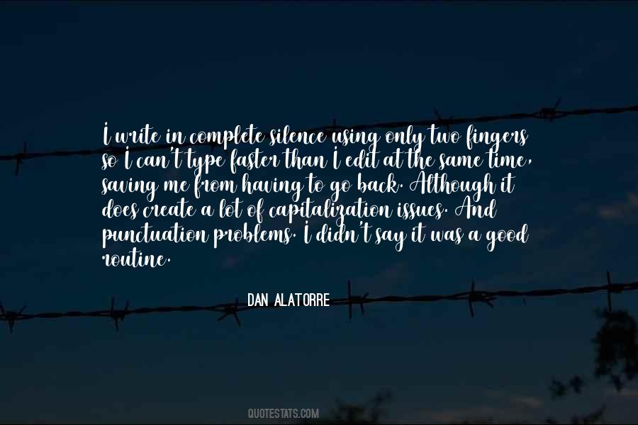 Back To Routine Quotes #1872250