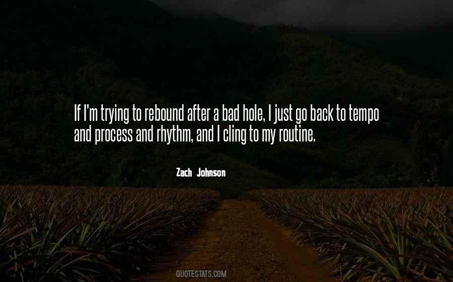 Back To Routine Quotes #948680