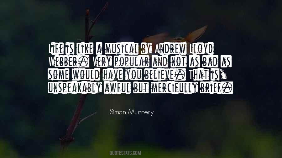 Musical Life Quotes #343857