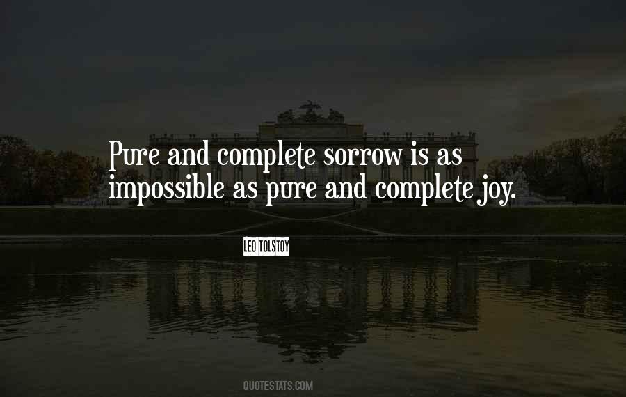 Joy Sorrow Quotes #272748