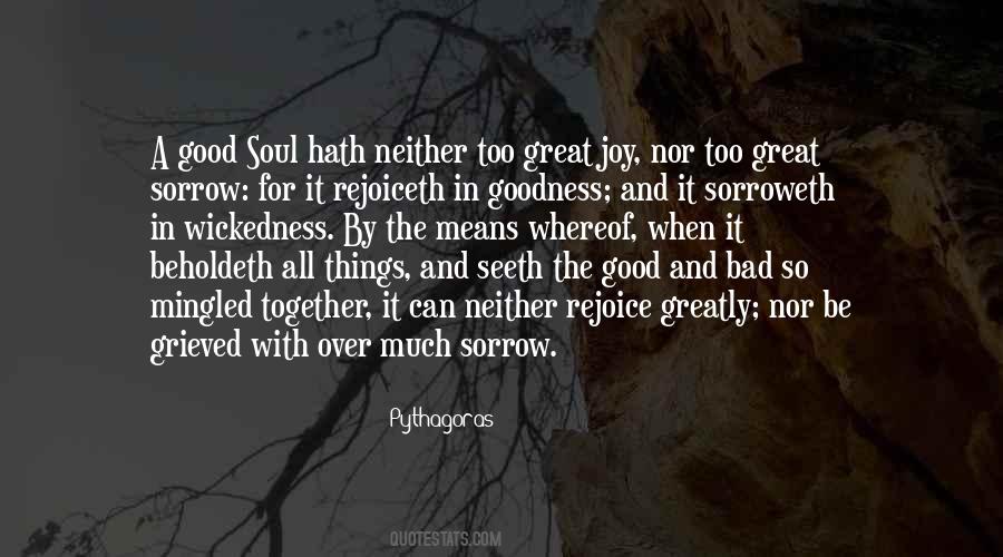 Joy Sorrow Quotes #94734