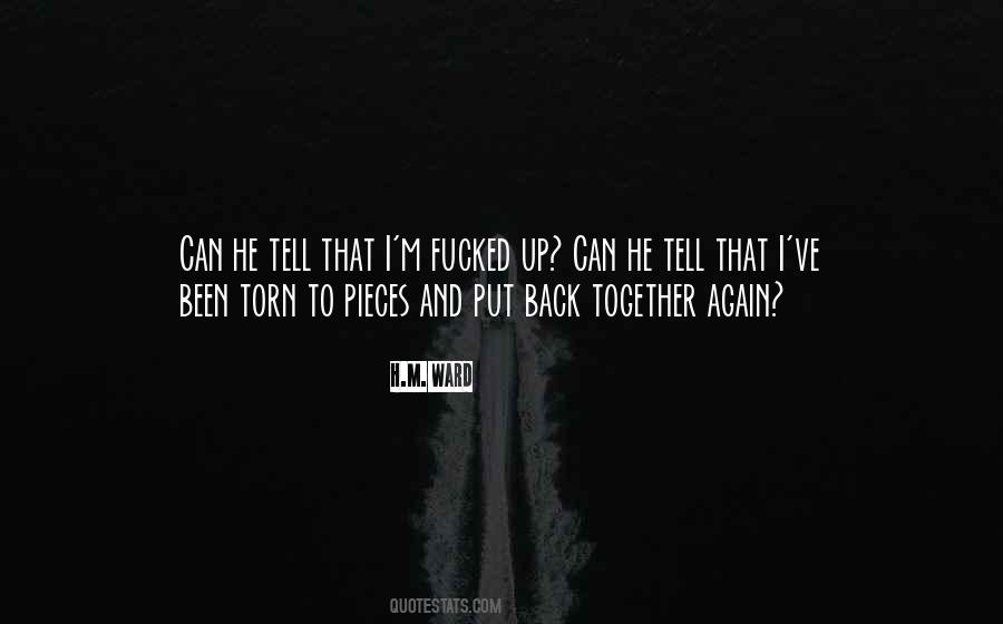 Back Together Again Quotes #175035