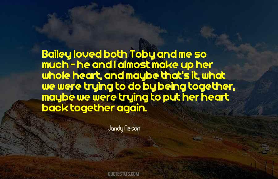 Back Together Again Quotes #775496