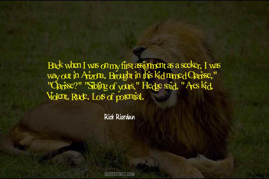 Back When I Was A Kid Quotes #1277796