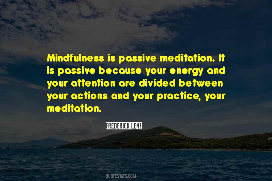Quotes About Mindfulness Meditation #20262