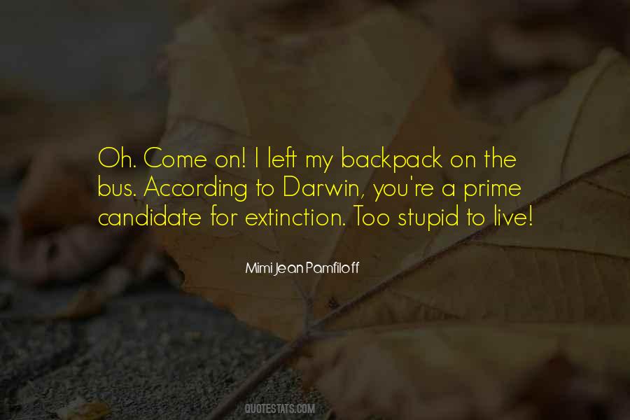 Backpack Quotes #1352892