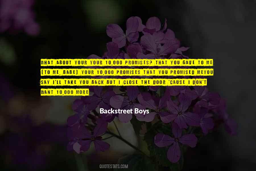 Backstreet Love Quotes #274724