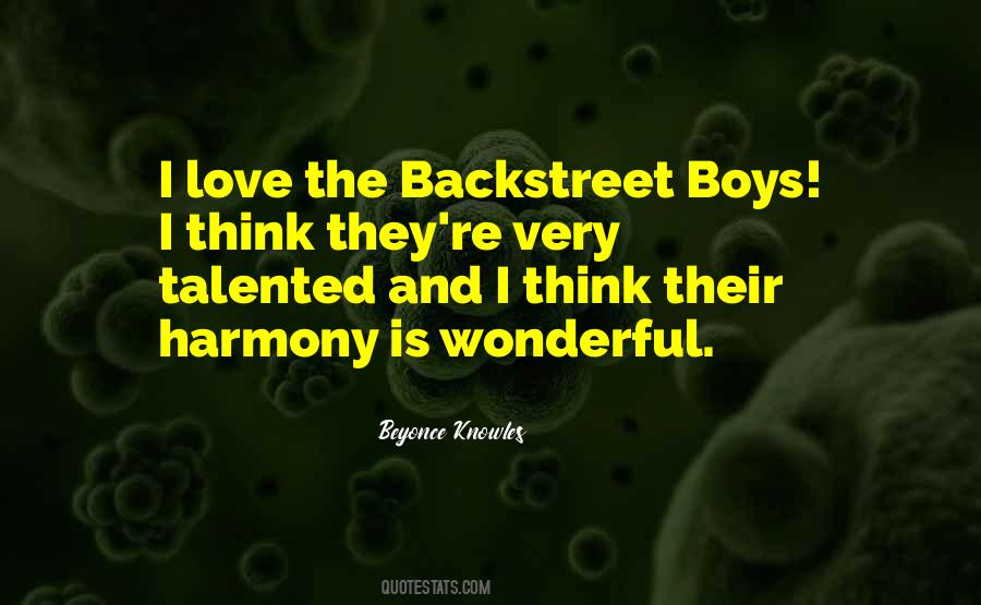 Backstreet Quotes #15977