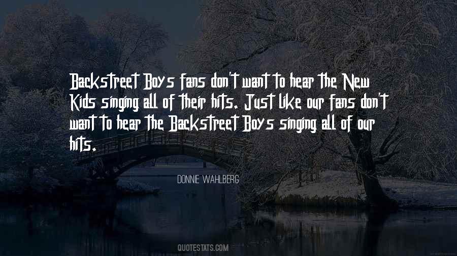 Backstreet Quotes #319994