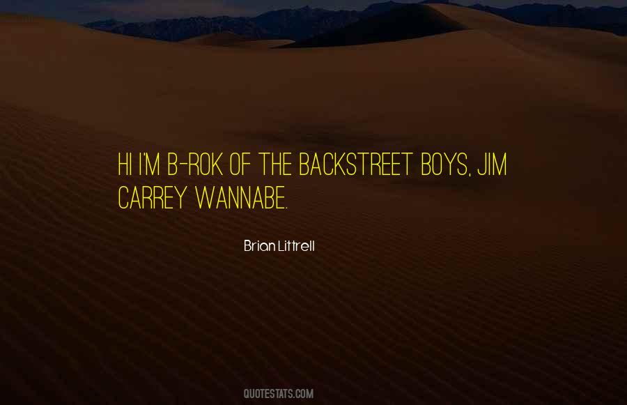 Backstreet Quotes #391013