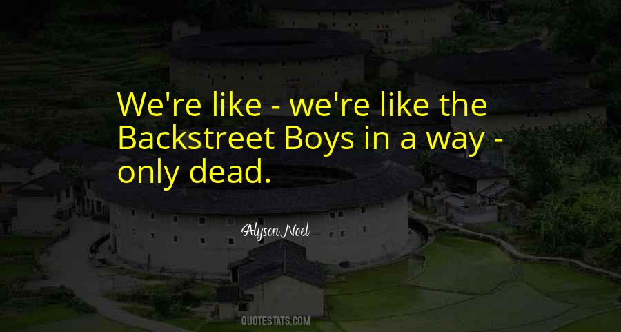 Backstreet Quotes #970933