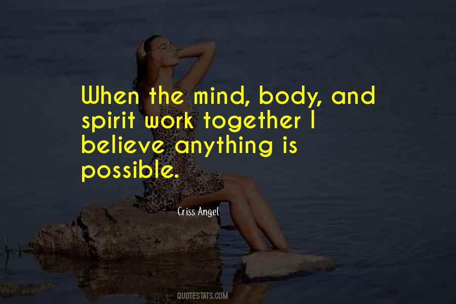 Quotes About Mind Body Spirit #206749