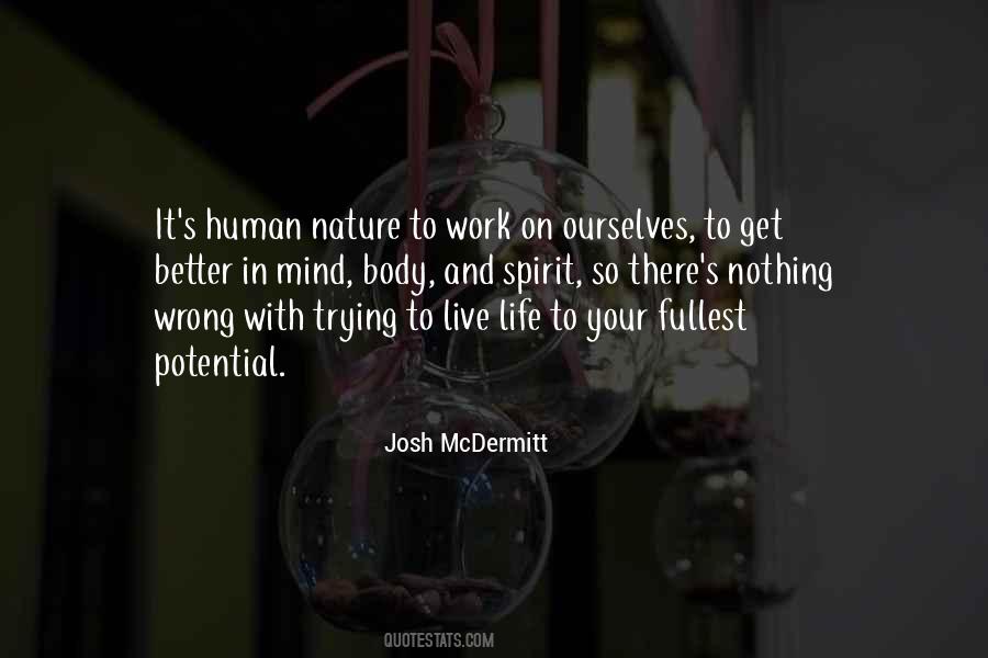 Quotes About Mind Body Spirit #97688