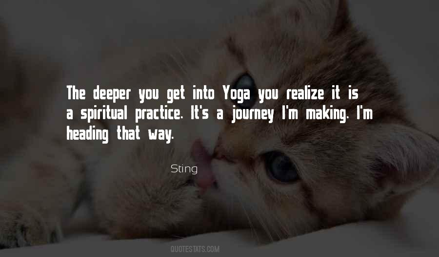 Yoga Is A Journey Quotes #1543845