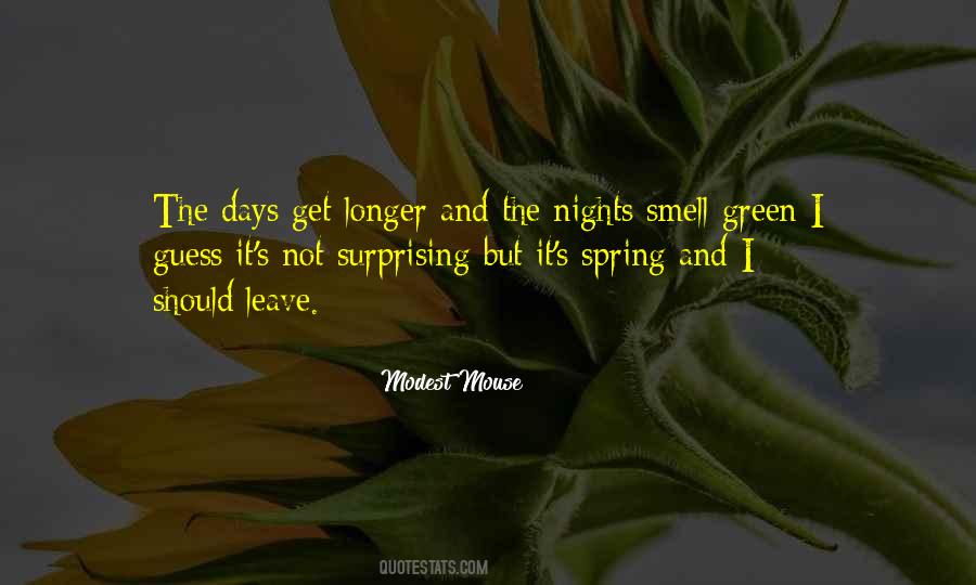 Smell Of Spring Quotes #180529