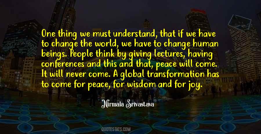 Peace The World Quotes #39006