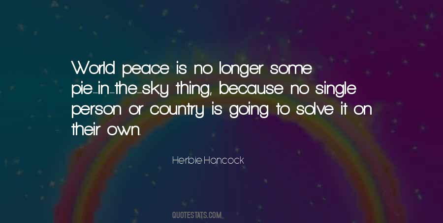 Peace The World Quotes #5053
