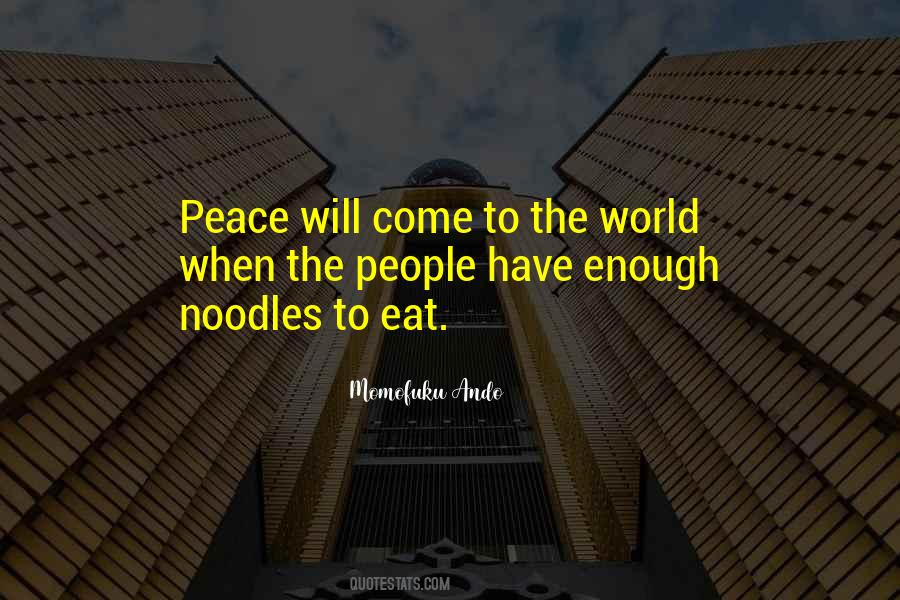 Peace The World Quotes #76200