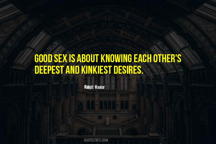 Good Sex Quotes #1455188