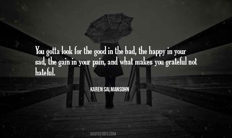 Bad And Good Quotes #14970