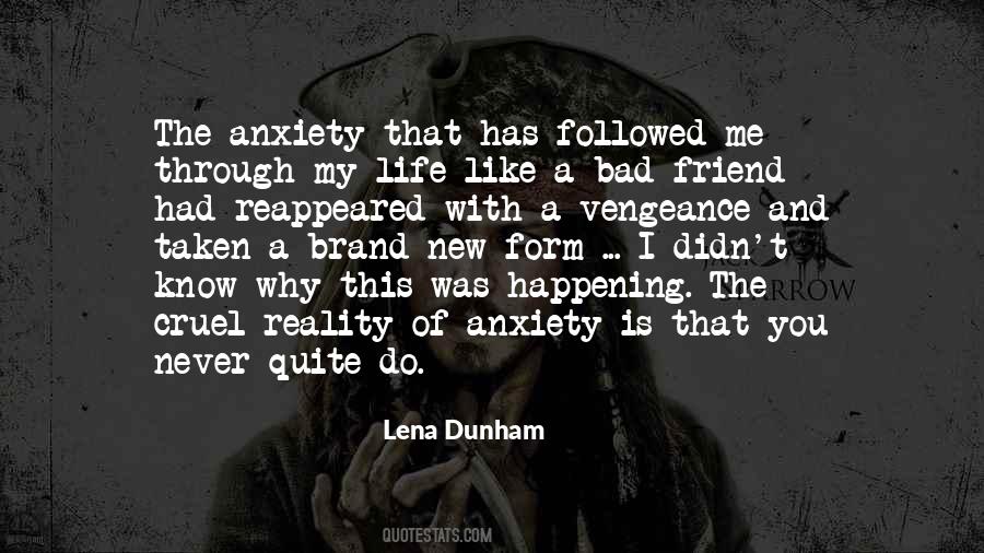 Bad Anxiety Quotes #1303026