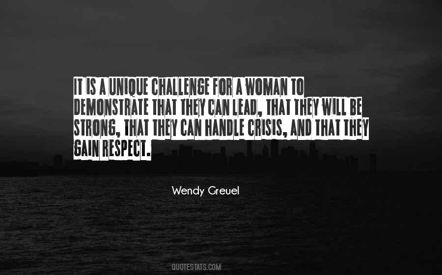 Unique Woman Quotes #1784473