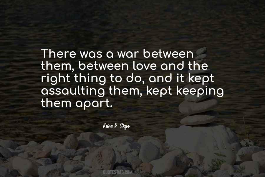 War Romance Quotes #998905
