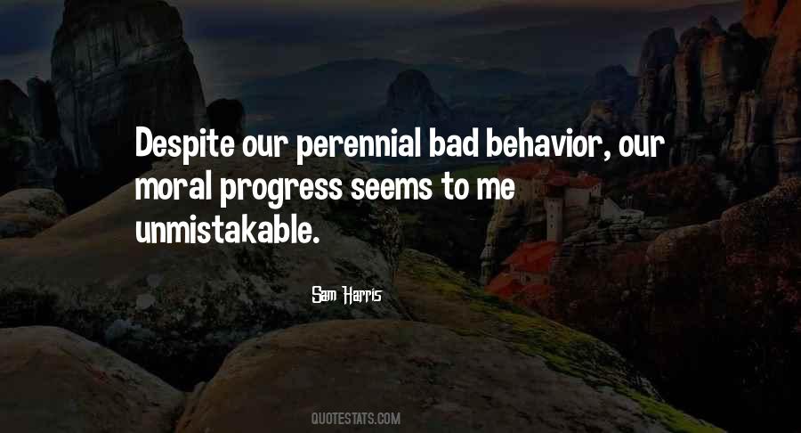 Bad Behavior Quotes #26258