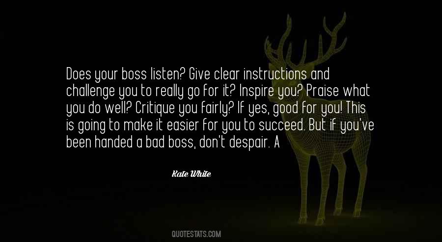 Bad Boss Quotes #435048