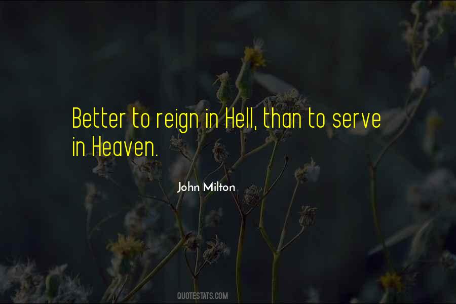 Quotes About Milton Hell #1262753