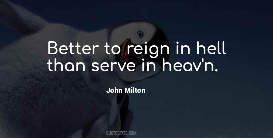 Quotes About Milton Hell #1405214