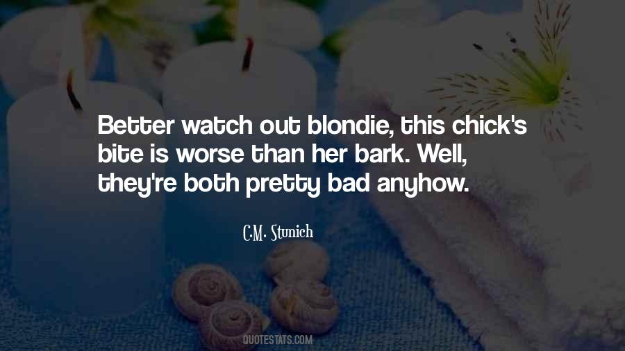 Bad Chick Quotes #182068