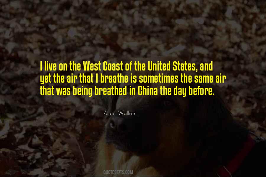 Quotes About The West Coast #100663