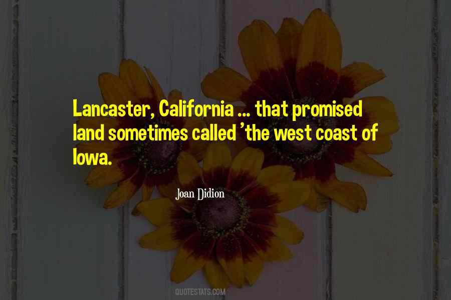 Quotes About The West Coast #1608137