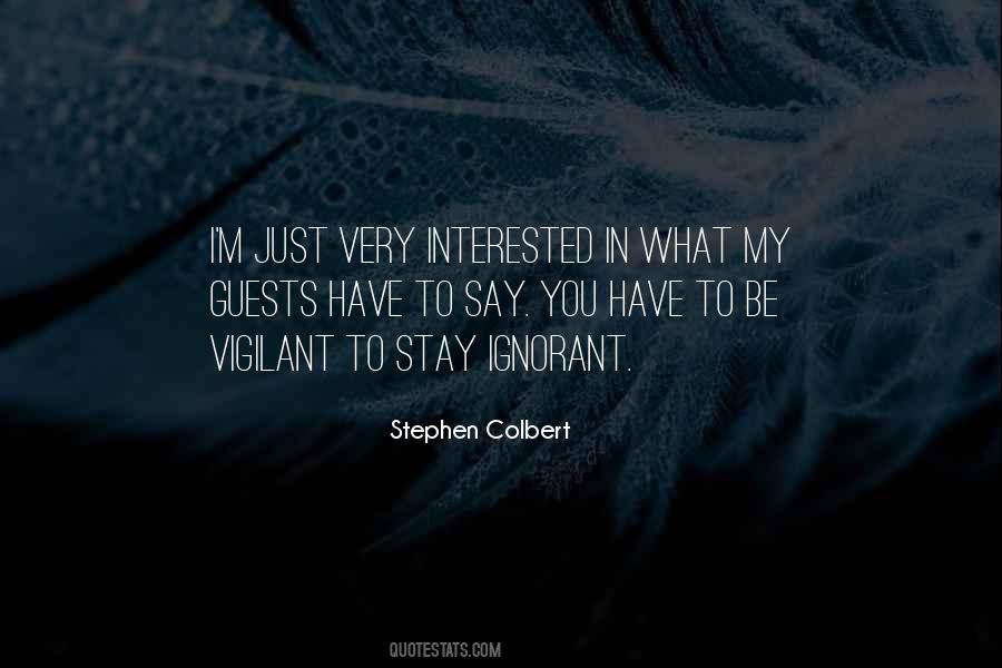 Stay Vigilant Quotes #1653437