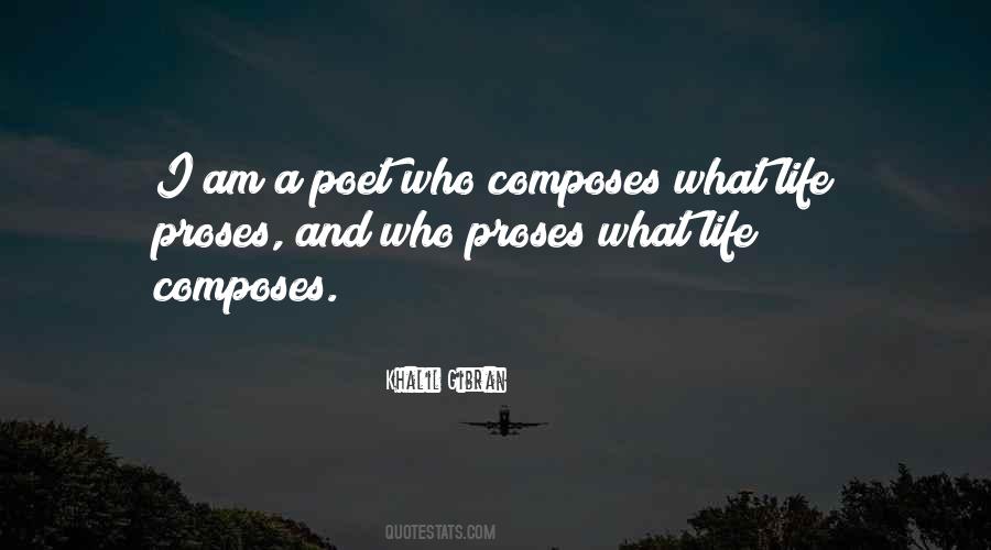 Poet Life Quotes #214039