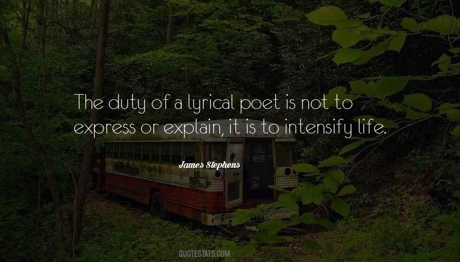 Poet Life Quotes #365699